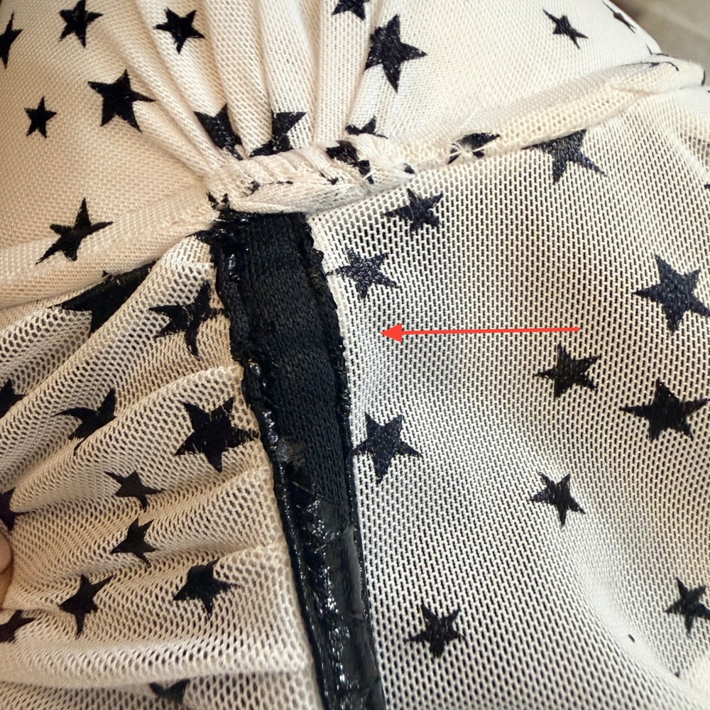 Passion Forever Star Print Corset Style Camisole Top XL, White, Black, Pink - Picture 14 of 14